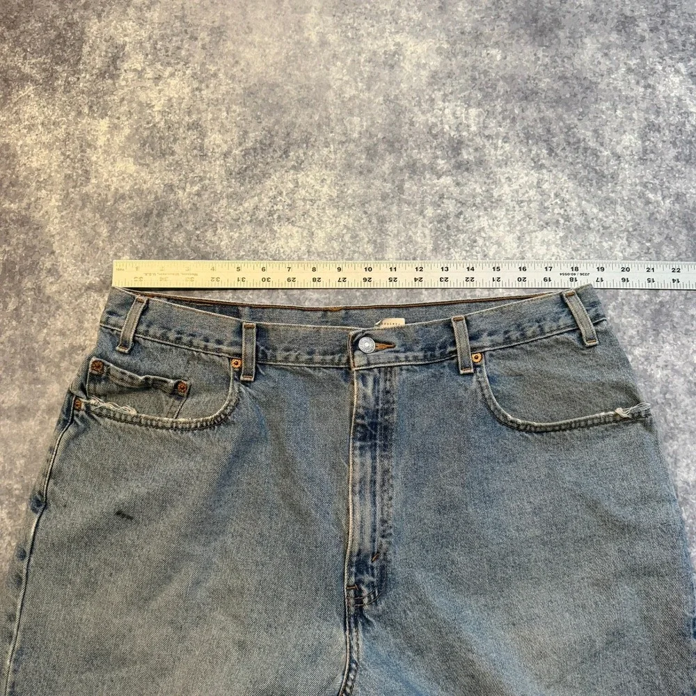 Vintage‎ Levi's 560 Mens =Relaxed Fit Denim Jean Shorts Size 40 Blue Light Wash